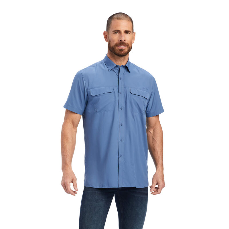 Ariat Hemden Herren - Venttek Outbound Fitted Blau ( PRLYI-8620 )